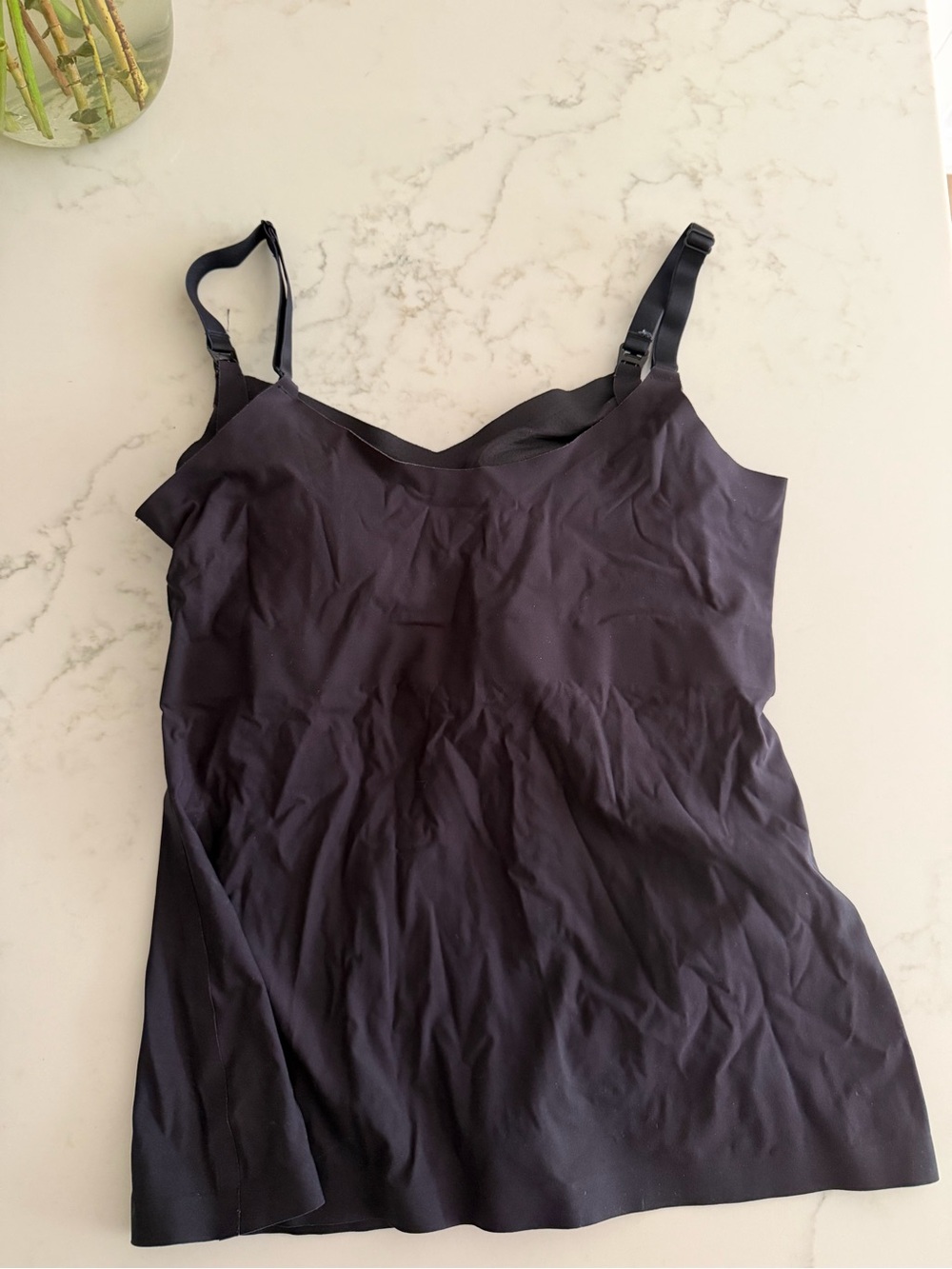 knix Black Nursing Tank Top with Supportive Straps